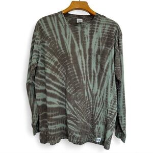 PINK VS tie dye 100% cotton cozy tee long sleeve